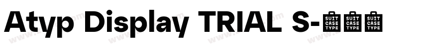 Atyp Display TRIAL S字体转换